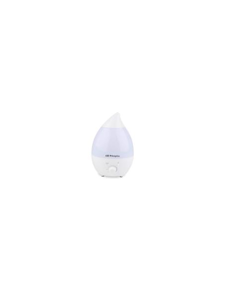 HUMIDIFICADOR ORBEGOZO HU-2013 18W ULTRASONICO VAPOR FRIO CAPACIDAD 1.3L LUZ 7 COLORES 16548