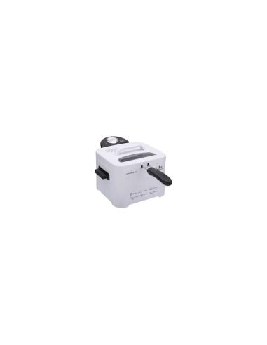 FREIDORA JATA 2000W CUBA 2.5L TAPA CON ASA Y VISOR SISTEMA COOL ZONE CUERPO TOQUE FRIO INDICADORES LUMINOSOS FR278