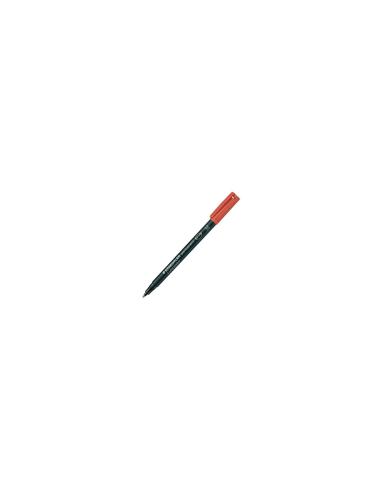 STAEDTLER LUMOCOLOR ROTULADOR PERMANENTE PUNTA M 1MM ROJO 317-2