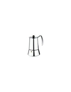 CAFETERA MONIX ETERNA 10 TAZAS MANGO ASAS ACERO INOXIDABLE EXTERIOR BRILLANTE APTO PARA TODO TIPO DE COCINAS M630010