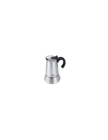 CAFETERA JATA ODIN 6 TAZAS ACERO INOX TRATAMIENTO ESPECIAL ANTIOXIDO ACABADO PULIDO ESPEJO APTA TODAS LAS COCINAS CAX106
