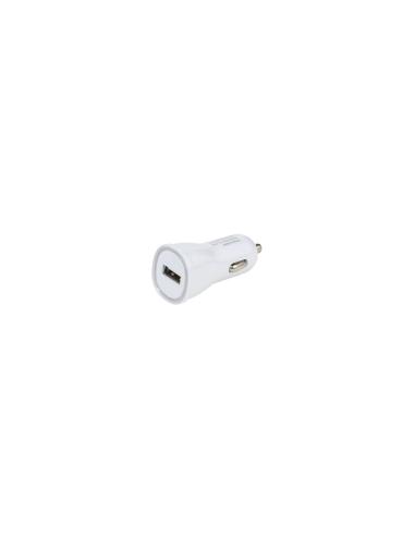 CARGADOR DE COCHE VIVANCO 1 PUERTO USB 12-24V 2.1A BLANCO 36257