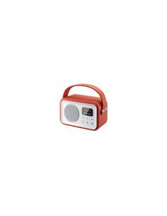 RADIO SUNSTECH PORTATIL BLUETOOTH 2.5W RMS FM BT4.0 PANTALLA LED LECTOR TARJETAS TF USB AUX-IN ROJO RPBT450OR