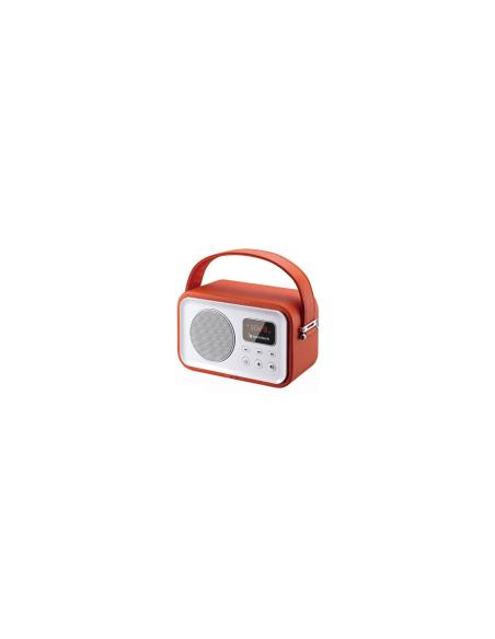 RADIO SUNSTECH PORTATIL BLUETOOTH 2.5W RMS FM BT4.0 PANTALLA LED LECTOR TARJETAS TF USB AUX-IN ROJO RPBT450OR