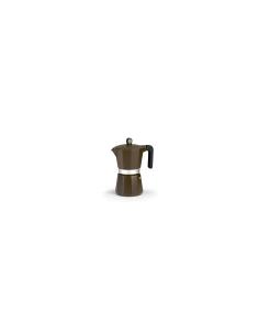 CAFETERA MONIX INDUCTION CREAM CAPACIDAD 6 TAZAS ALUMINIO M671006