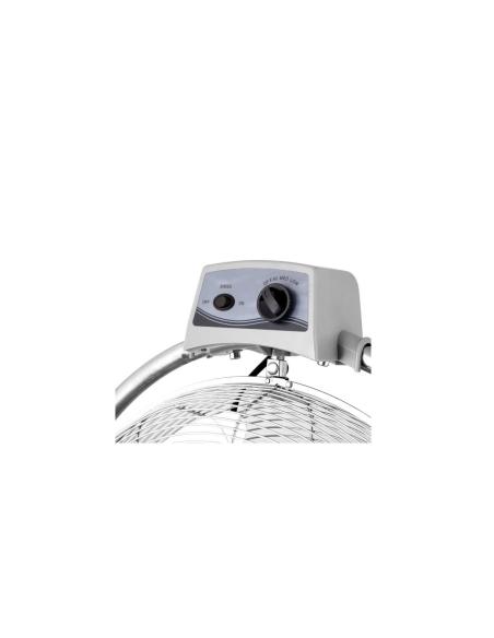 VENTILADOR DE SUELO INDUSTRIAL OSCILANTE ORBEGOZO PWO 0936 45W ASPAS 35CM 3 VELOCIDADES ACERO INOXIDABLE GRIS 16931