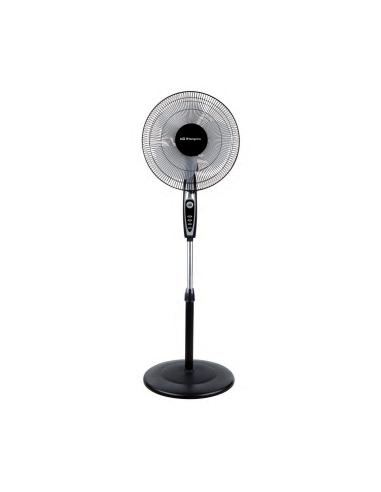 VENTILADOR DE PIE ORBEGOZO SF 0148 50W ASPAS 40CM 3 VELOCIDADES NEGRO 16707