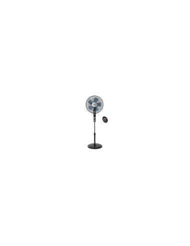 VENTILADOR DE PIE ORBEGOZO SF 0640 65W ASPAS 40CM 2 VELOCIDADES MANDO A DISTANCIA NEGRO 17202
