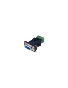 StarTech.com Adaptador RS422 RS485 Serial DB9 -> Terminal Block Adapter Negro