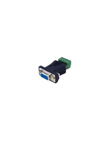 StarTech.com Adaptador RS422 RS485 Serial DB9 -> Terminal Block Adapter Negro