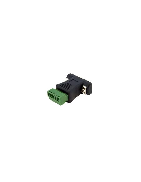 StarTech.com Adaptador RS422 RS485 Serial DB9 -> Terminal Block Adapter Negro