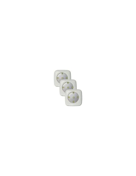 SET 3 FOCOS LED JOCCA ADA FOCO DISPONE 5 LUCES LED HASTA 6M TEMPORIZADOR AUTO APAGADO FUNCIONA A PILAS 3437