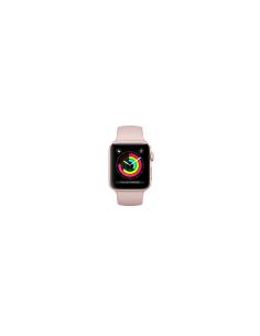 APPLE WATCH 3 GPS 42MM GOLD ALUMINIUM CASE WITH PINK SAND SPORT BAND MQL22QL/A