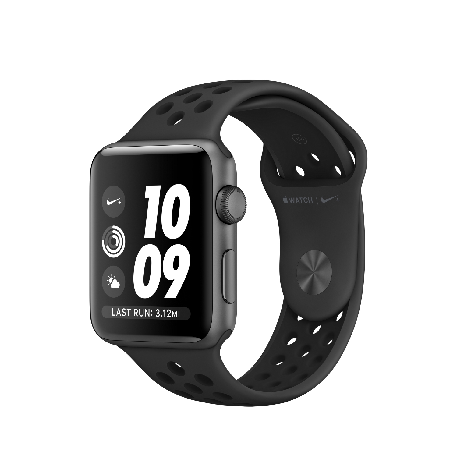 APPLE WATCH 3 NIKE+ GPS 42MM SPACE GREY ALUMINIUM CASE WITH 