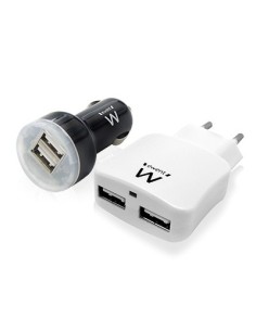 CARGADOR EWENT KIT COCHE CASA EW1206