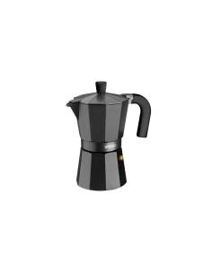 CAFETERA MONIX VITRO NOIR CAPACIDAD 12 TAZAS ALUMINIO CON RECUBRIMIENTO ANTIADHERENTE MANGO ERGONÍ?MICO NEGRO MATE M640012