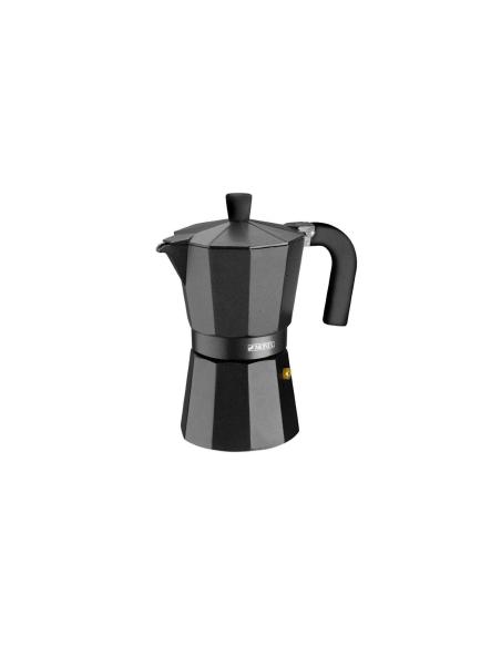 CAFETERA MONIX VITRO NOIR CAPACIDAD 12 TAZAS ALUMINIO CON RECUBRIMIENTO ANTIADHERENTE MANGO ERGONÍ?MICO NEGRO MATE M640012