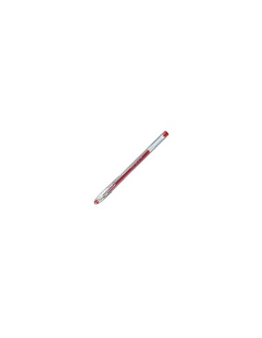 Boligrafo tina en gel pilot diametro bola 0.5mm cuerpo transparente rojo NG1R