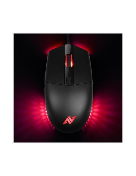 ABKONCORE A660 ratón USB tipo A Í?ptico 10000 DPI Ambidextro