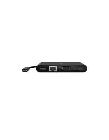 Hub Belkin Interfaz usb 3.2 gen 1 tipo-c 4 puertos hdmi vga rj45 negro AVC005BTBK