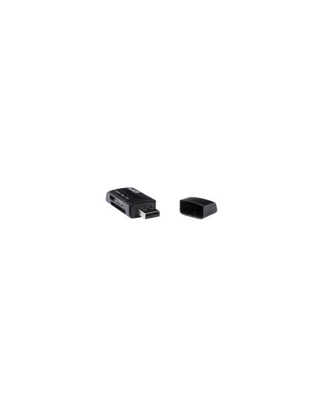 Lector de tarjeta natec ant 3 mini usb 2.0 negro NCZ-0560