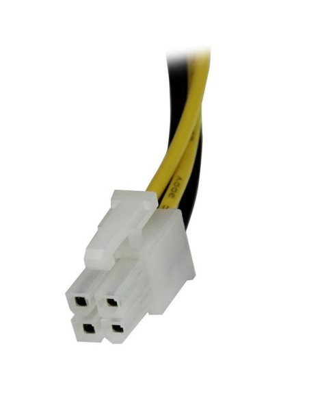 StarTech ATXP4EXT Cable de Alimentación alargador ATX 4 Pines 20 cm