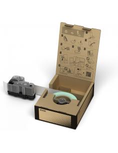 Epson LK-9WBN Cinta negro sobre blanco