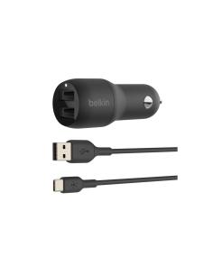 BELKIN Boost Charge Auto USB 2.0 Negro