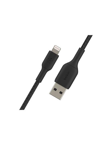 Cable Belkin de conector Lightning macho/USB A macho 0,15 m Negro