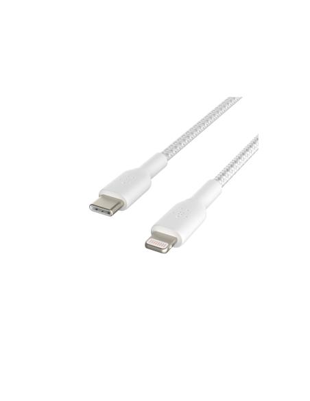 Cable Belkin de conector Lightning macho/USB C macho 1 m Blanco