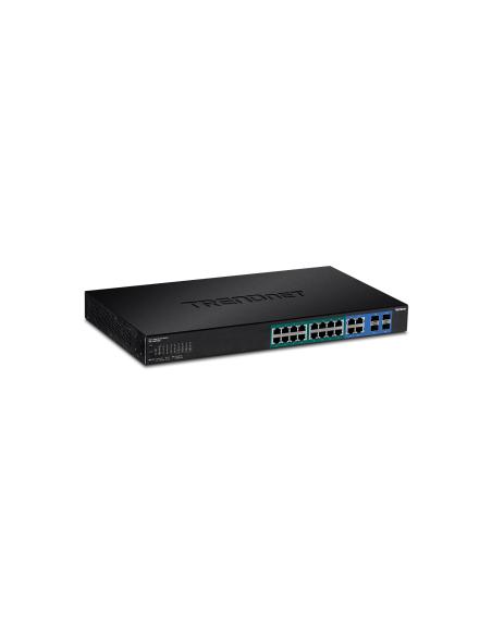 Trendnet switch Gestionado L2/L3 Gigabit Ethernet (10/100/1000) EnergÍ­a sobre Ethernet (PoE) 1U Negro