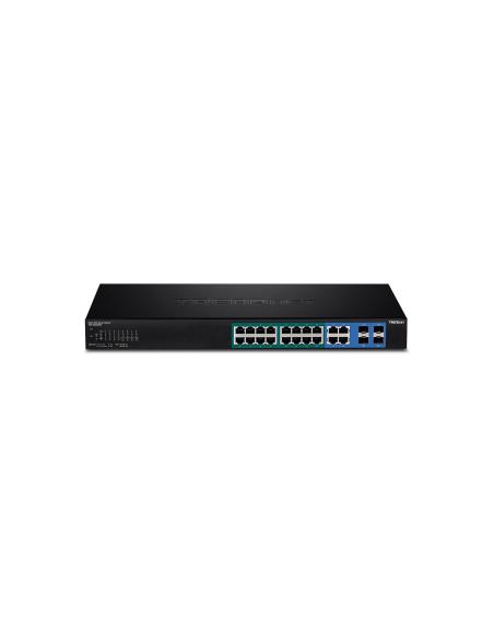 Trendnet switch Gestionado L2/L3 Gigabit Ethernet (10/100/1000) EnergÍ­a sobre Ethernet (PoE) 1U Negro