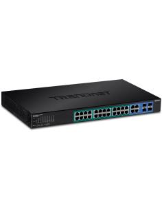 Trendnet switch Gestionado Gigabit Ethernet (10/100/1000) EnergÍ­a sobre Ethernet (PoE) 1U Negro