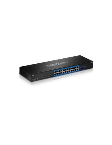 TRENDNET v1.0R Gigabit Ethernet (10/100/1000) 1U Negro
