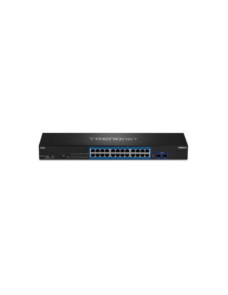 TRENDNET v1.0R Gigabit Ethernet (10/100/1000) 1U Negro