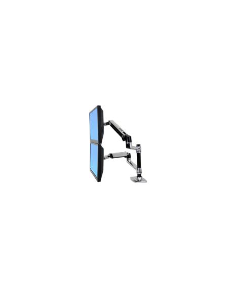 Ergotron LX Series Dual Stacking Arm 24P Plata