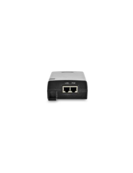 Digitus adaptador e inyector de PoE Gigabit Ethernet (10/100/1000) 55 V Negro