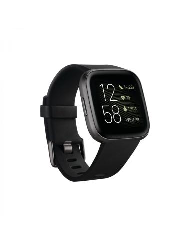 Reloj inteligente fitbit versa 2 amoled tactil wifi bluetooth negro gris FB507BKBK