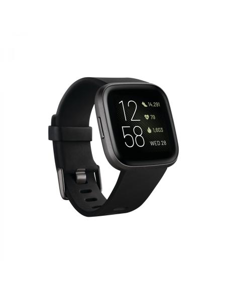 Reloj inteligente fitbit versa 2 amoled tactil wifi bluetooth negro gris FB507BKBK