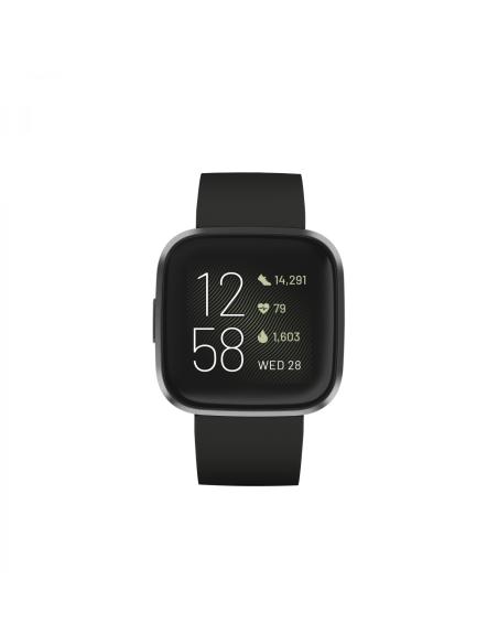 Reloj inteligente fitbit versa 2 amoled tactil wifi bluetooth negro gris FB507BKBK