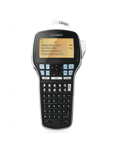 Dymo LabelManager 420P ABC UK Impresora de etiquetas termica D1 negro