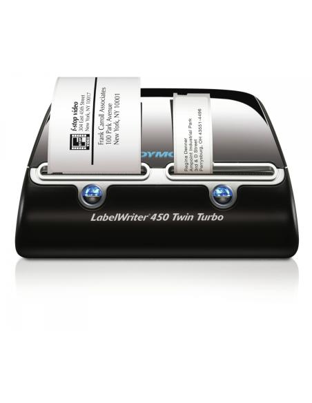 Dymo LabelWriter 450 twinturbo Impresora de etiquetas termica directa negro plata