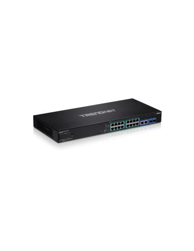 Trendnet switch gestionado gigabit ethernet (10/100/1000) PoE 1U negro