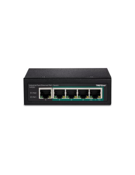 Trendnet switch No administrado Fast Ethernet (10/100) EnergÍ­a sobre Ethernet (PoE) Negro