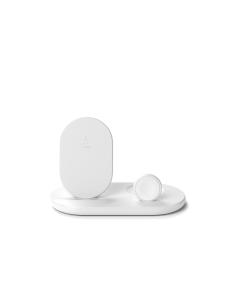 Belkin Cargador inalambrico 3 en 1 led blanco