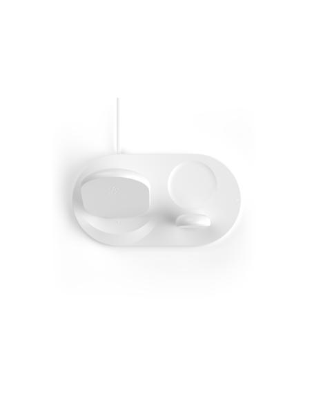 Belkin Cargador inalambrico 3 en 1 led blanco
