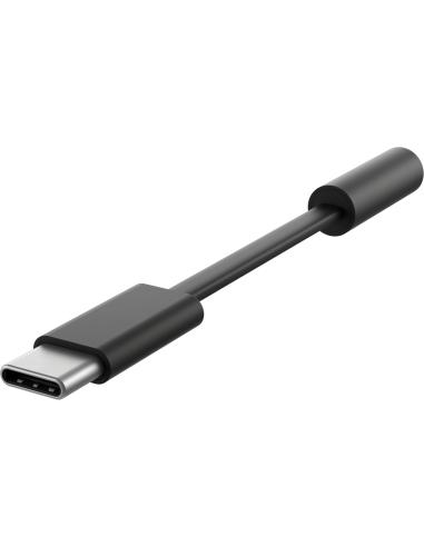 Microsoft cambiador de género para cable USB-C 3,5mm Negro