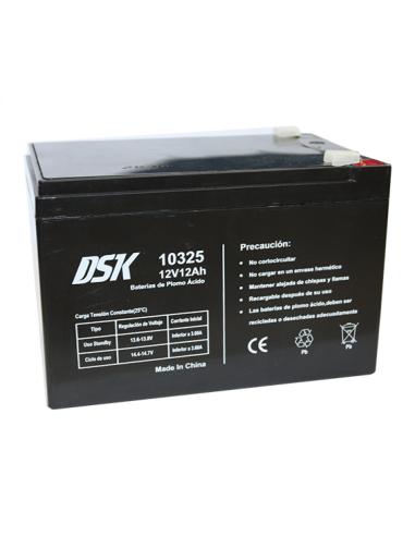 DSK bateria plomo acido 12v 12ah negro