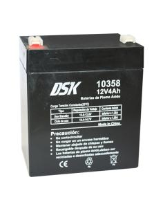DSK bateria de plomo acido 12v 4ah negro