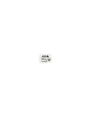 AXIS memoria flash 64 GB MicroSDHC Clase 10 Blanco